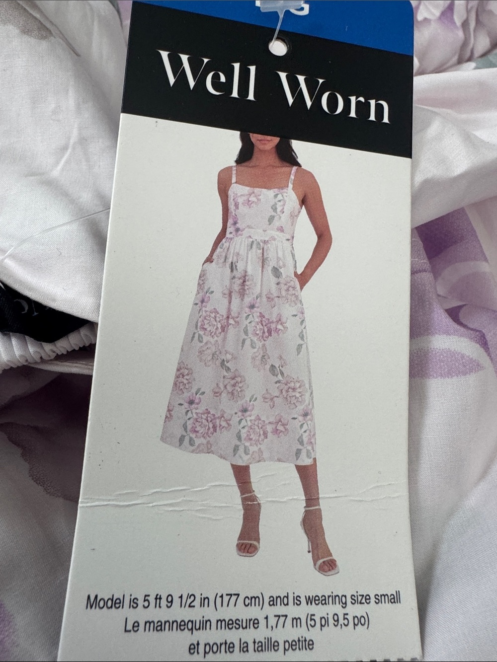Well Worn Pink Floral Midi Dress with Adjustable Straps